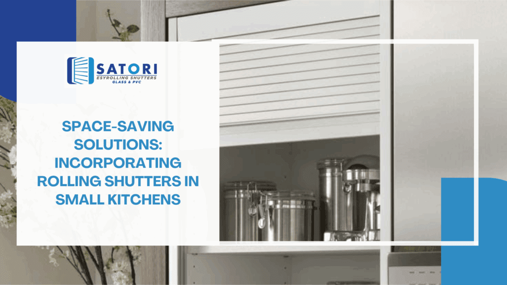 Space-Saving Kitchen Shutters for Small Modular Kitchens